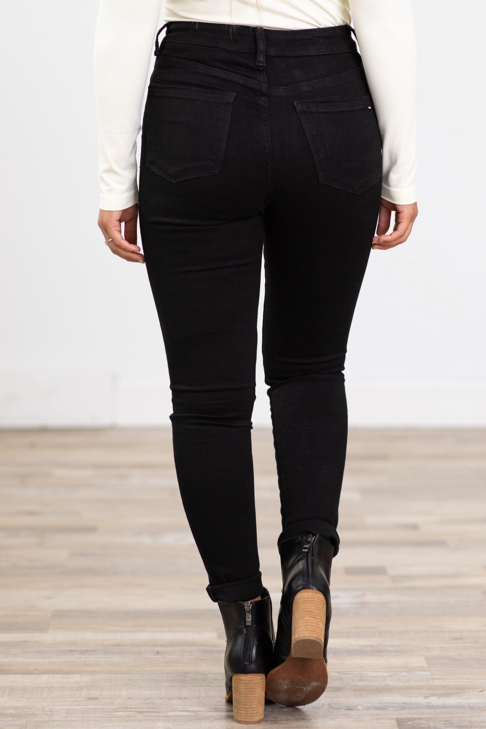 Mica Black High Rise Ankle Skinny Jeans Product Image
