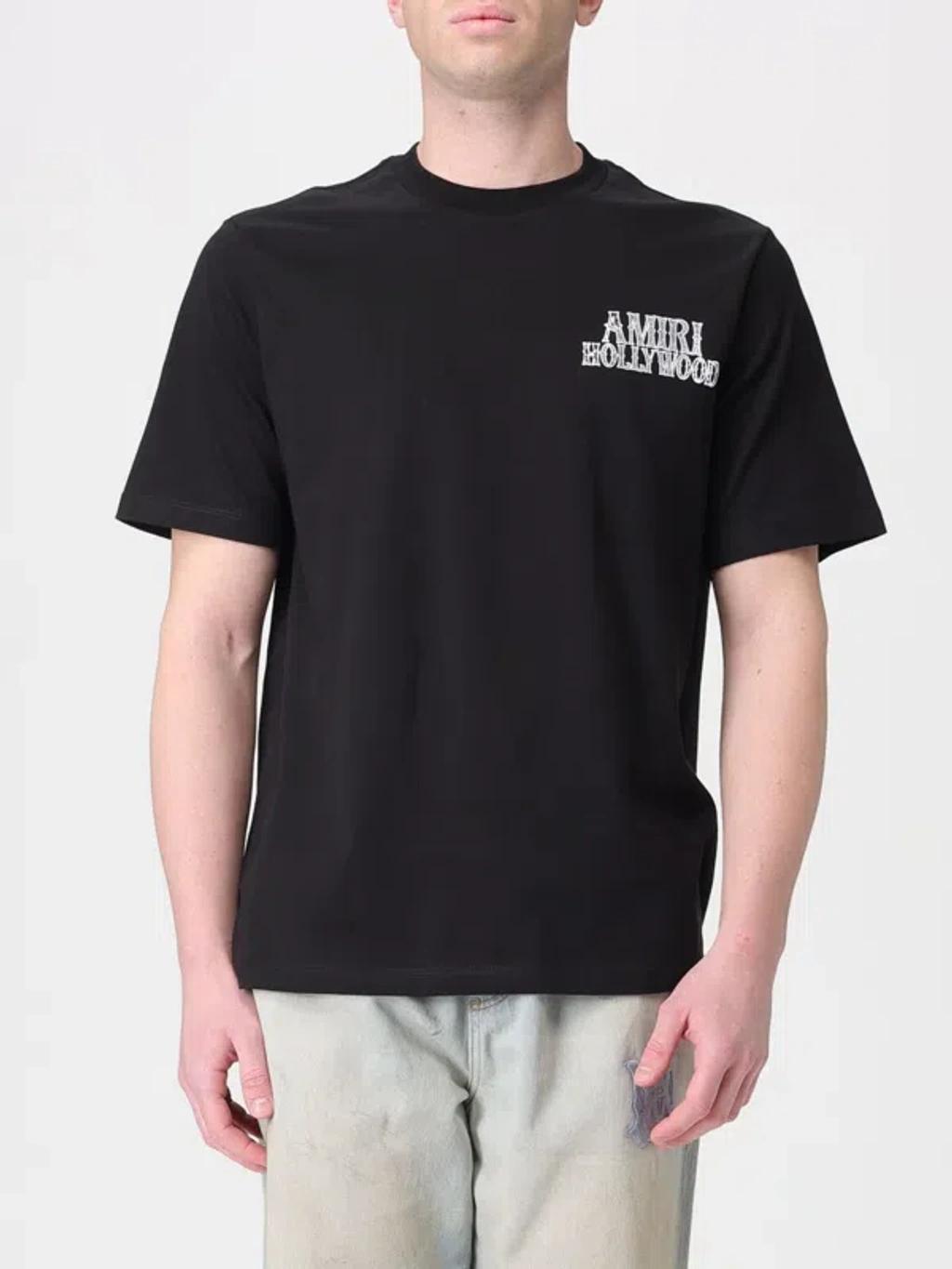 AMIRI Mens Black Hollywood City Relaxed-fit Cotton-jersey T-shirt Xl Product Image
