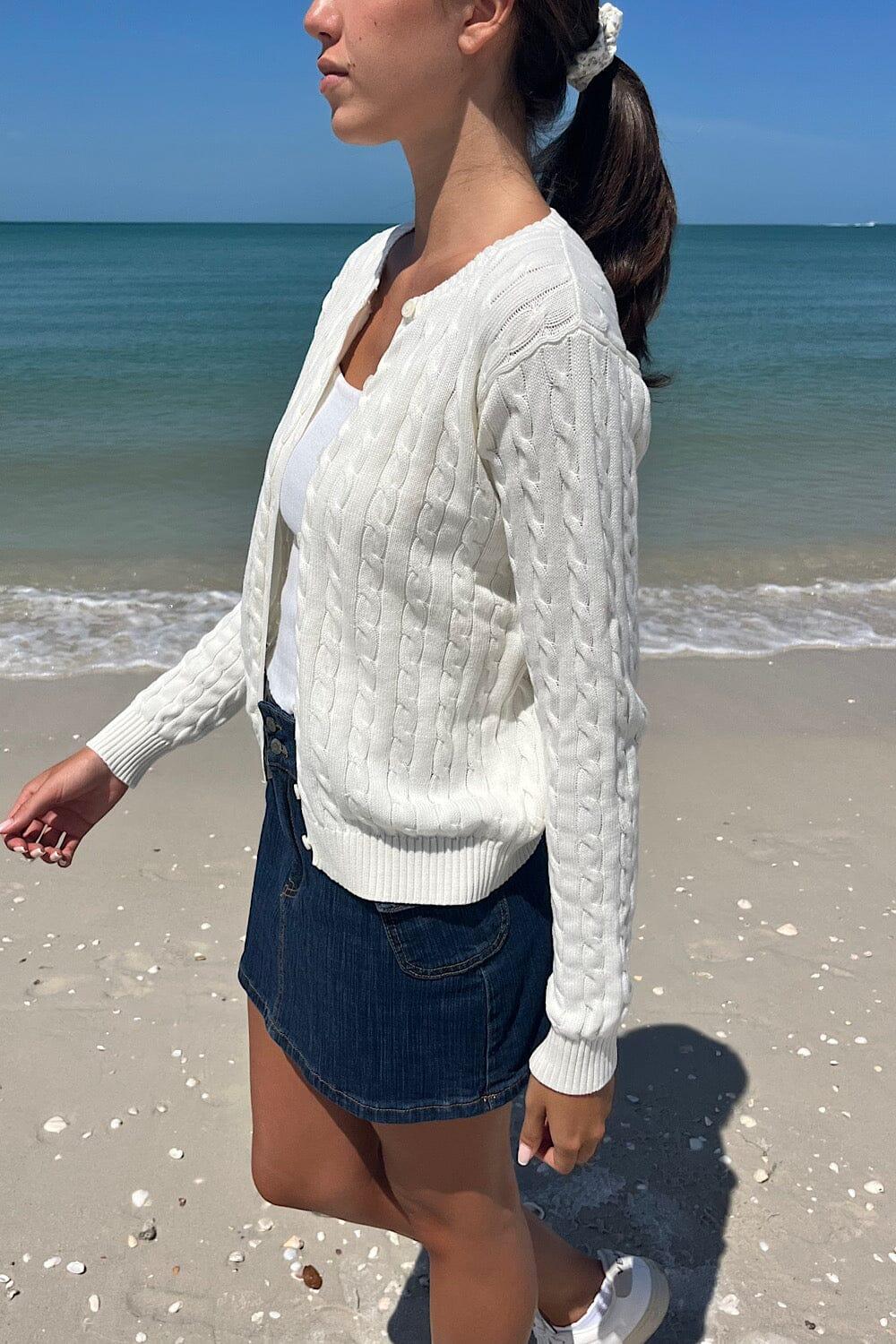 Amalie Cable Knit Cardigan Product Image