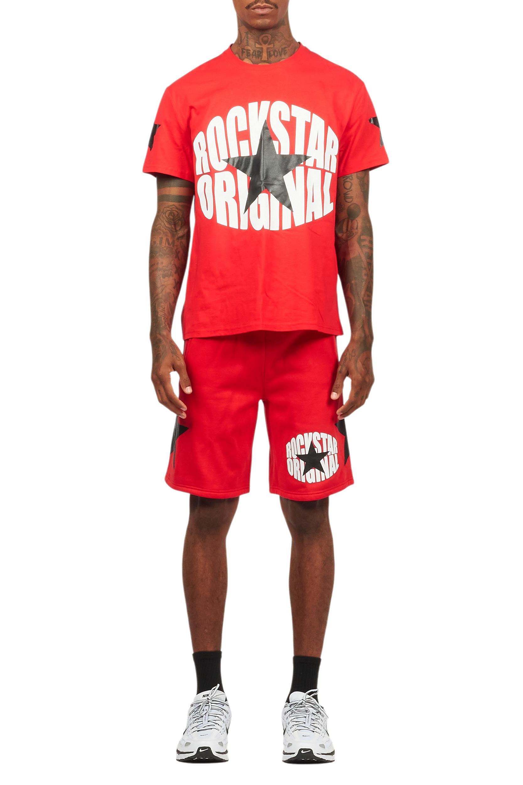 States Red/White Short Set Male Product Image