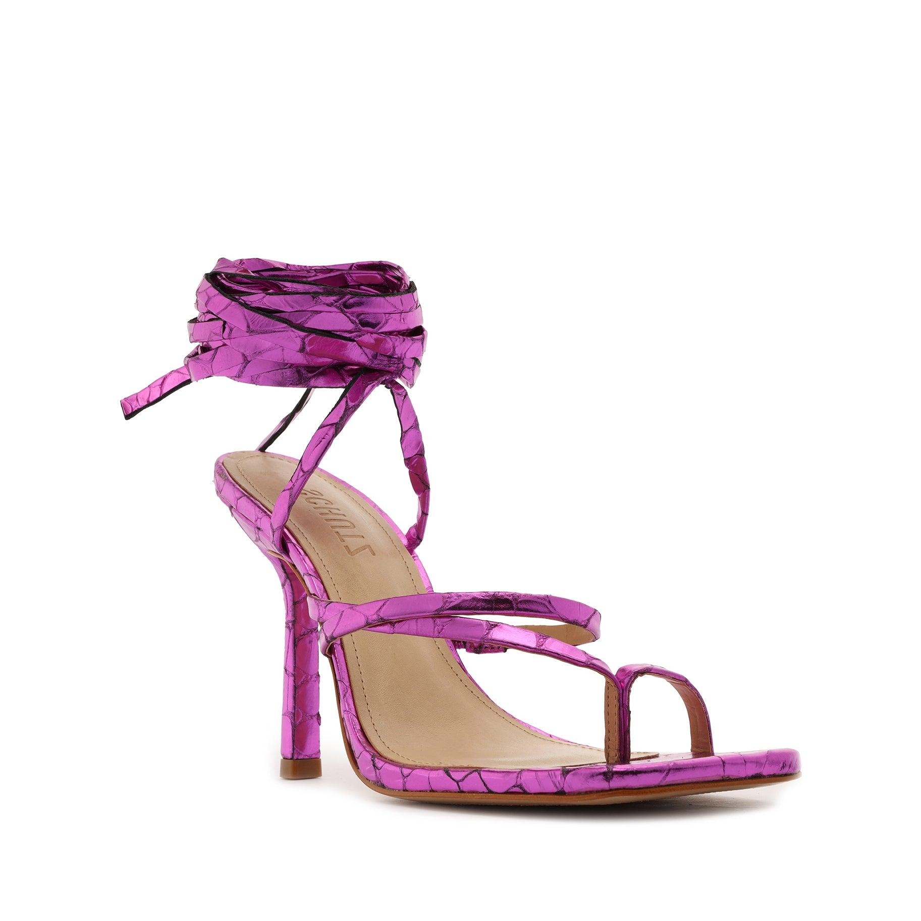 Lily Metallic Leather Sandal Product Image