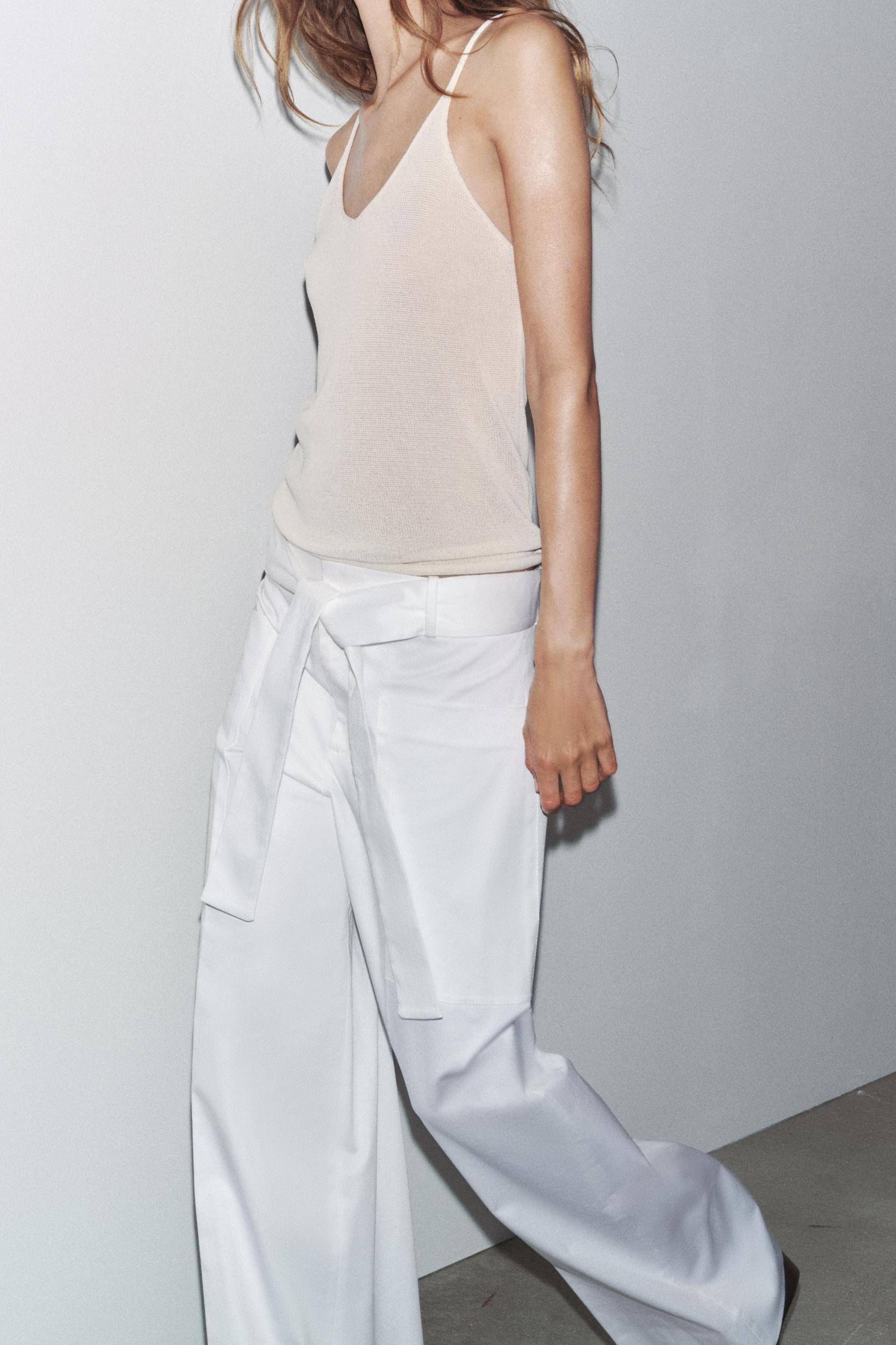 ZW COLLECTION BELTED PANTS Product Image