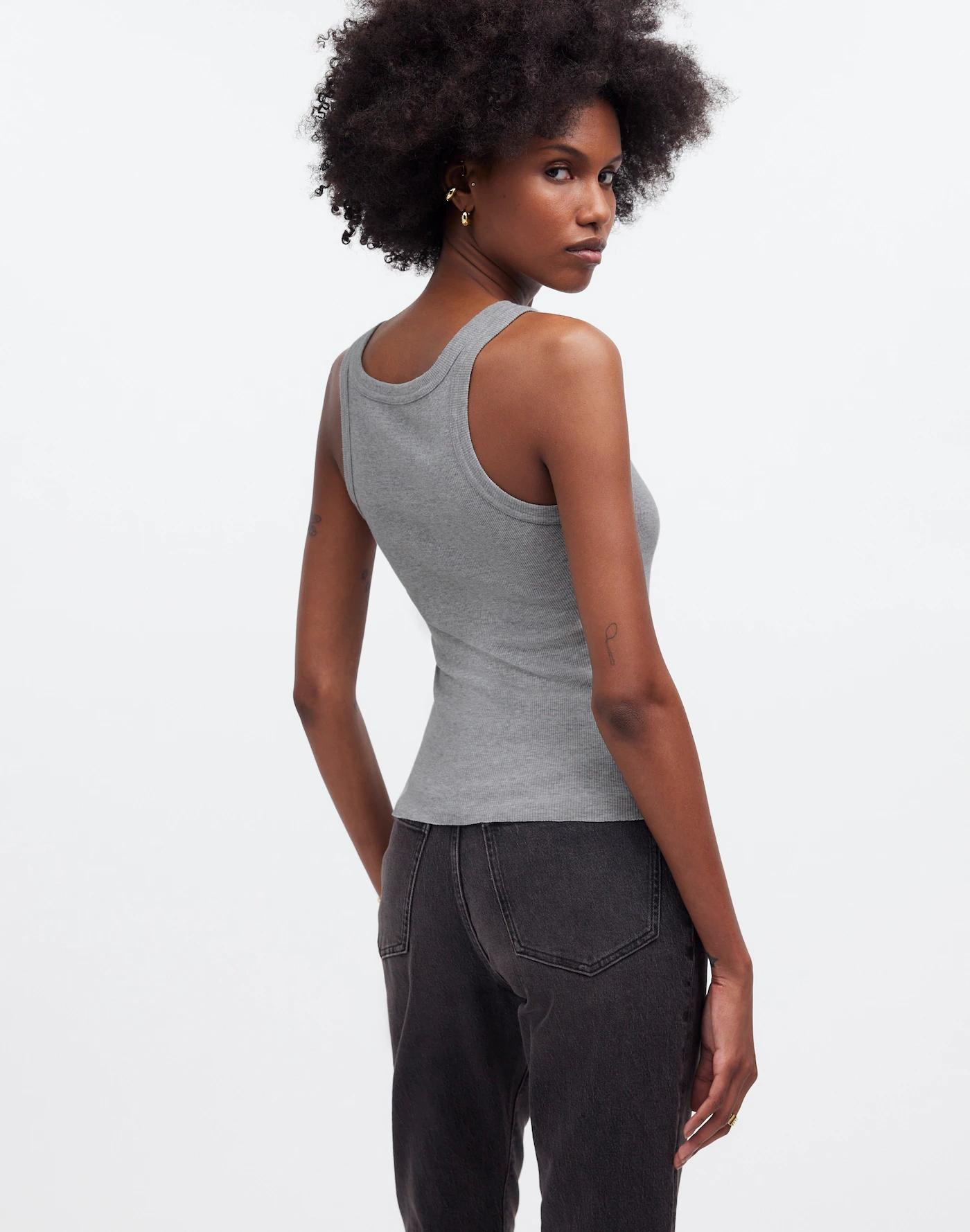 Premium Standard 02. The Essential Rib Tank Product Image