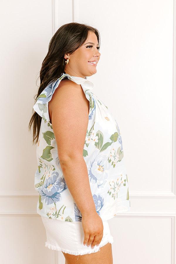 Peony Daydream Floral Top Curves Product Image