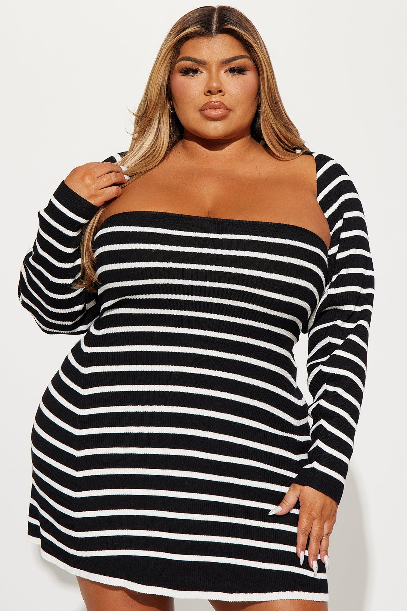 Sarah Knit Dress Set - Black Product Image