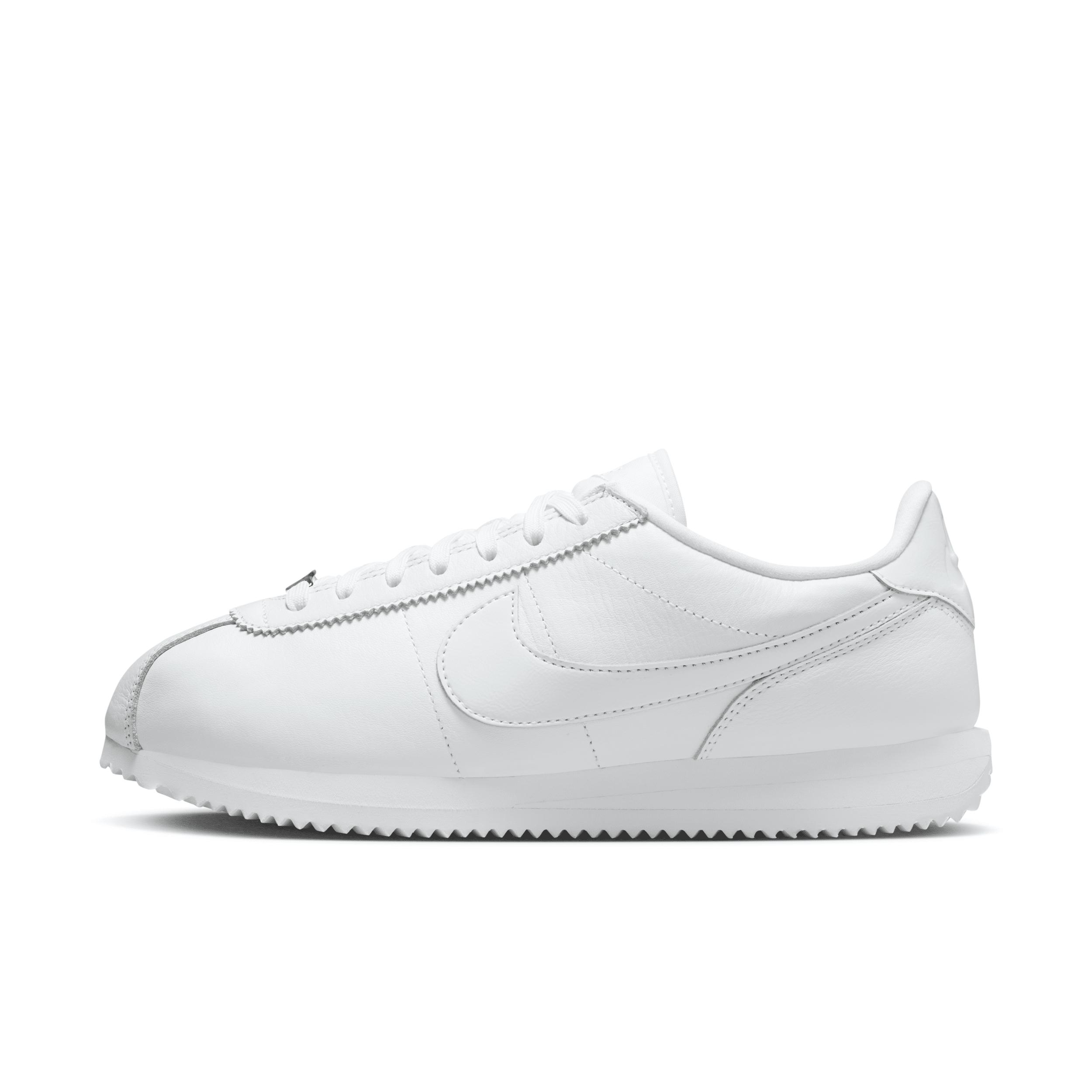 Nike Womens Cortez 23 Premium Leather Casual Shoes in White Product Image