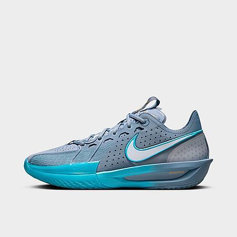 Nike Mens Nike Air Zoom G.T. Cut 3 - Mens Basketball Shoes Ashen Slate/Football Grey/Baltic Blue Product Image