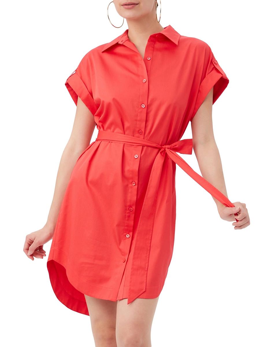 Womens Simpatico Cotton Shirtdress Product Image