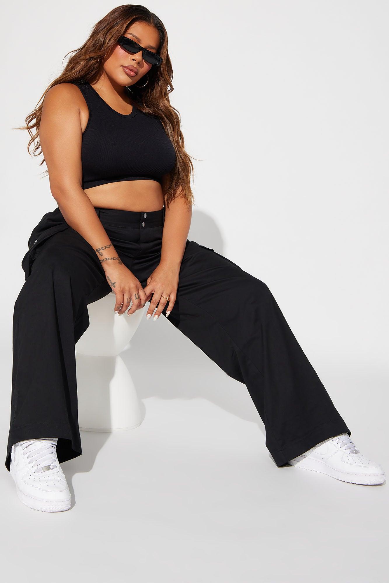 Flying High Cargo Pant - Black Product Image