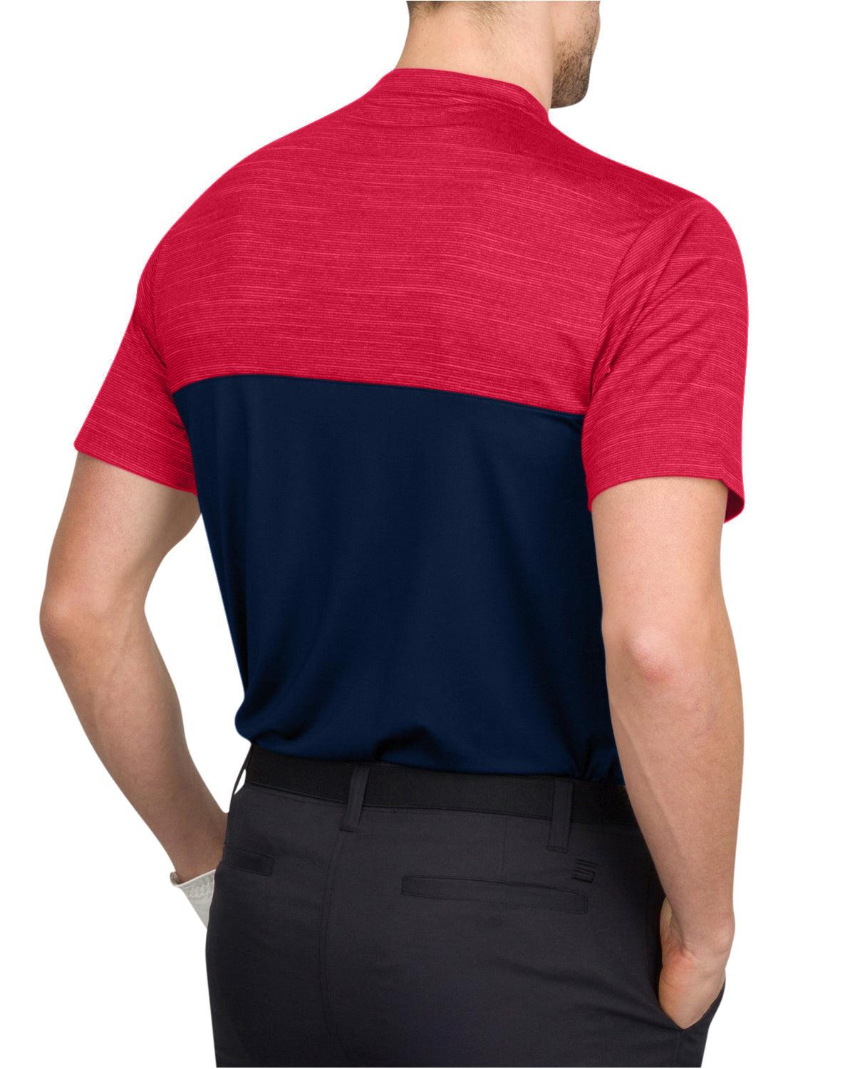 Three Sixty Six Two Tone Collarless Golf Polo Male Product Image