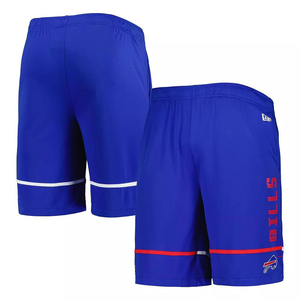 Men's New Era Royal Buffalo Bills Combine Authentic Rusher Training Shorts,  Product Image