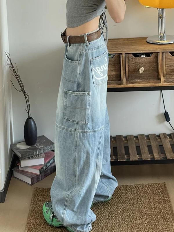Vintage High Street Prints Boyfriend Jeans Product Image