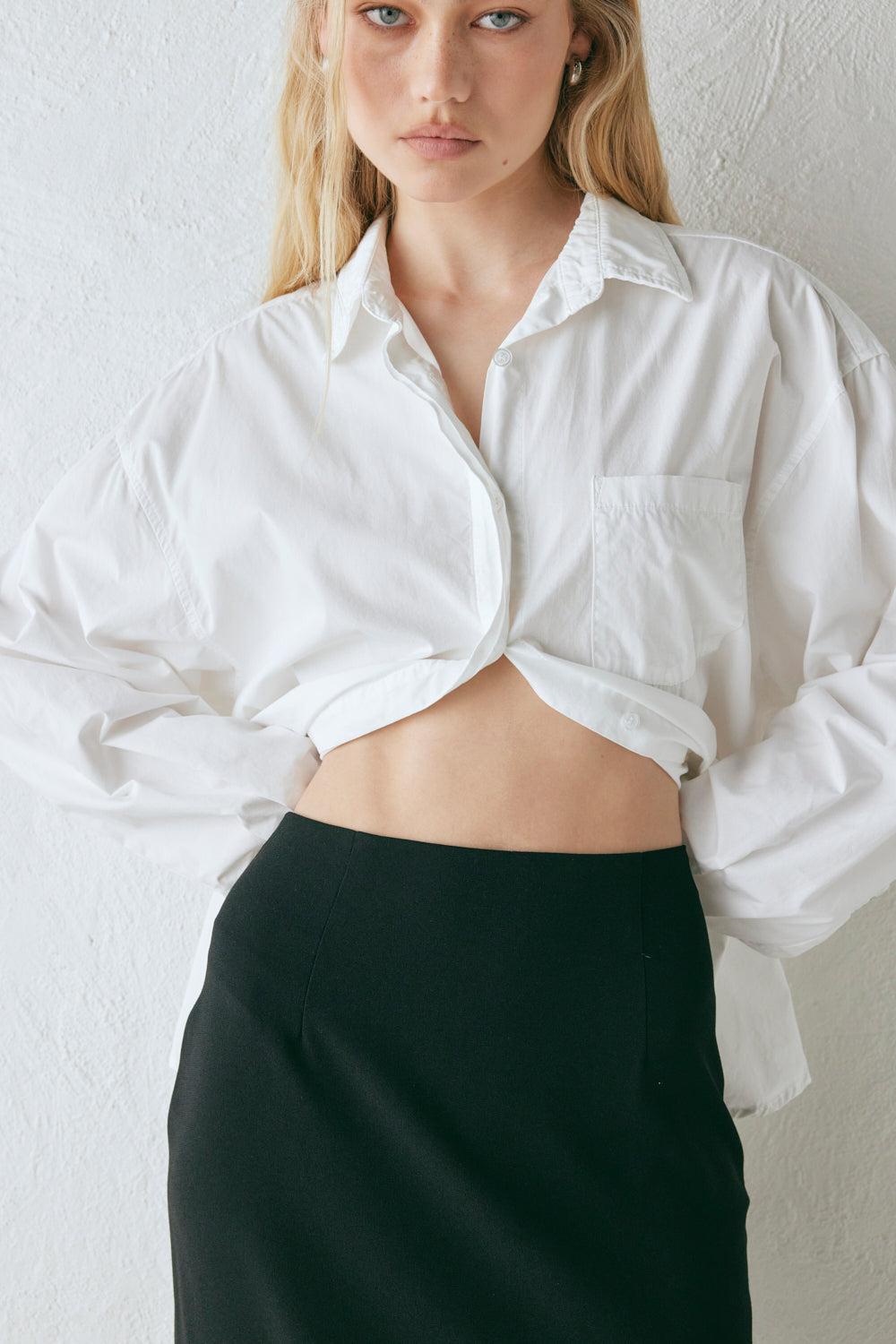 Vittoria Midi Skirt Black Product Image