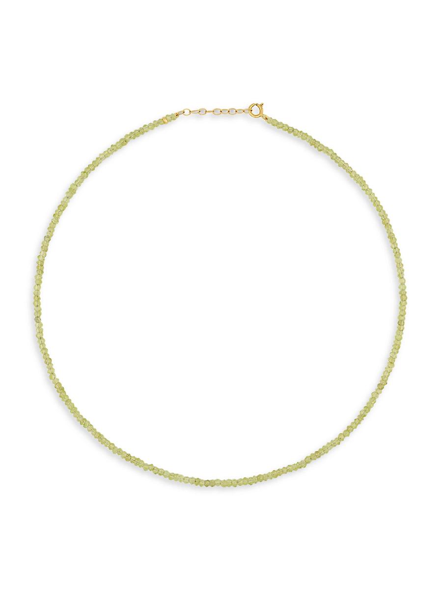Womens Birthstone 14K Yellow Gold & Gemstone Beaded Necklace Product Image