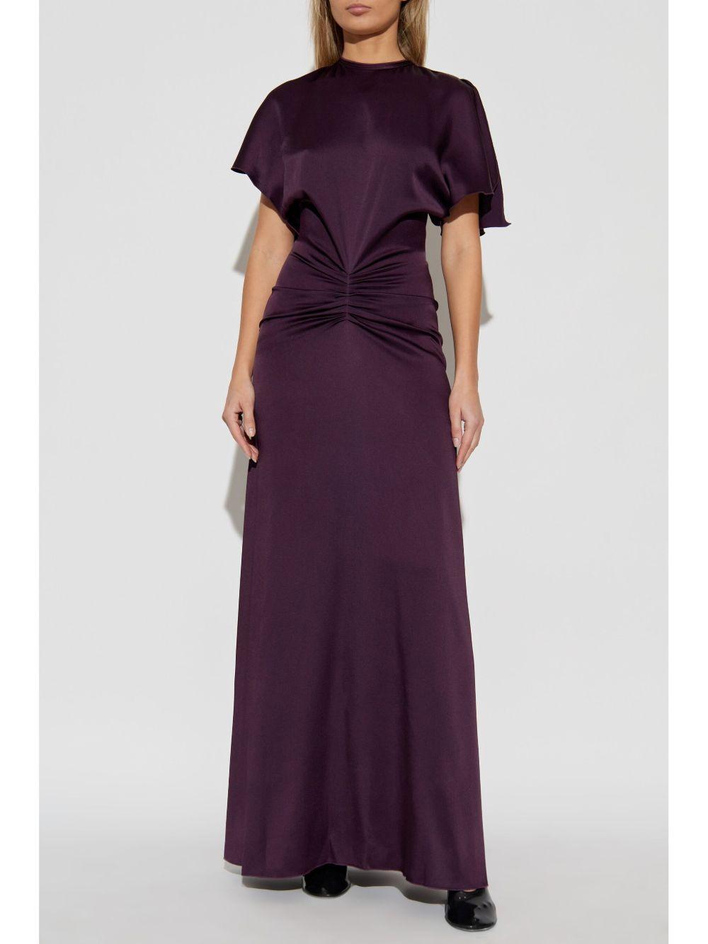 gathered-waist gown Product Image
