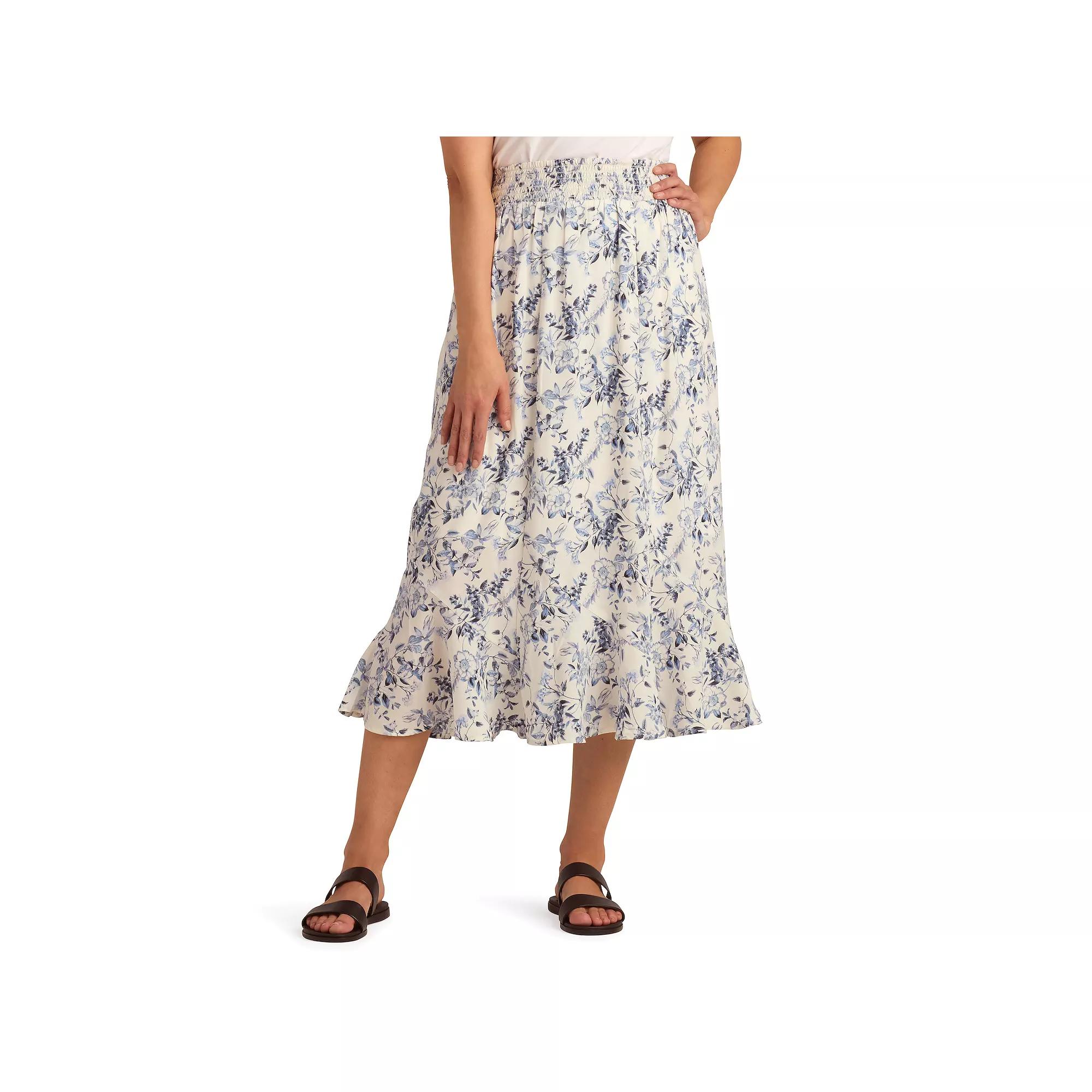 Womens AB Studio Pull-On Elastic Waist Skirt Product Image