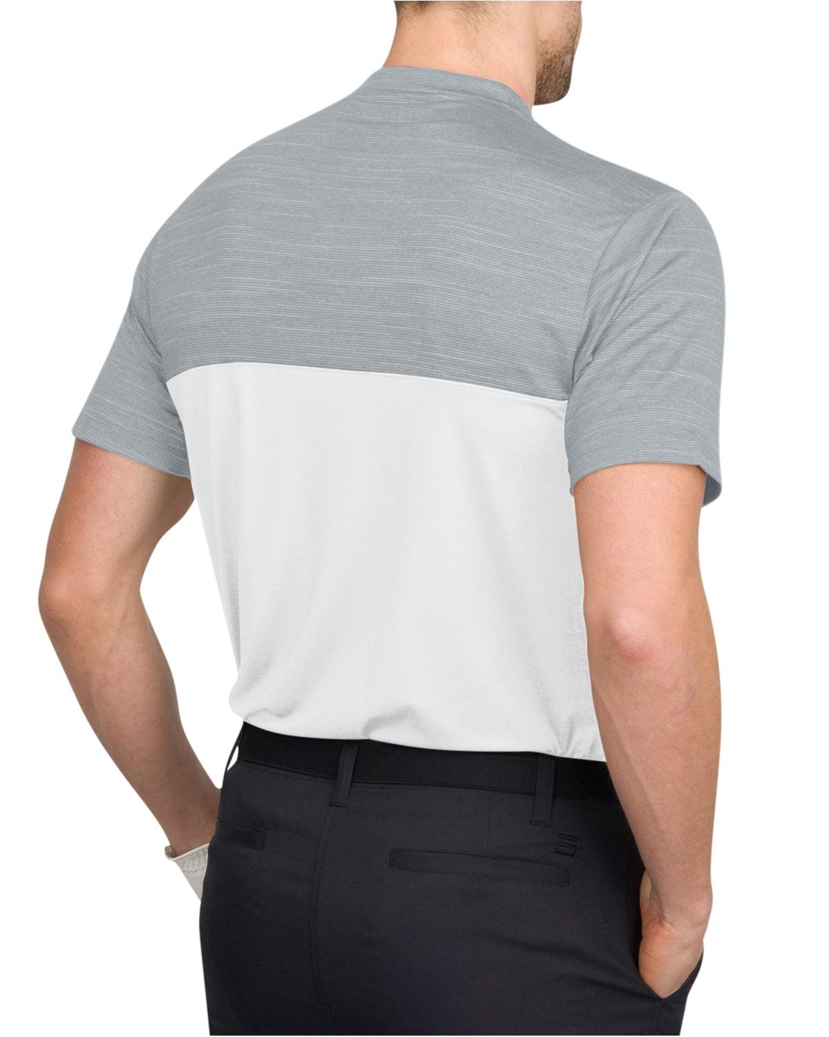 Three Sixty Six Two Tone Collarless Golf Polo Male Product Image
