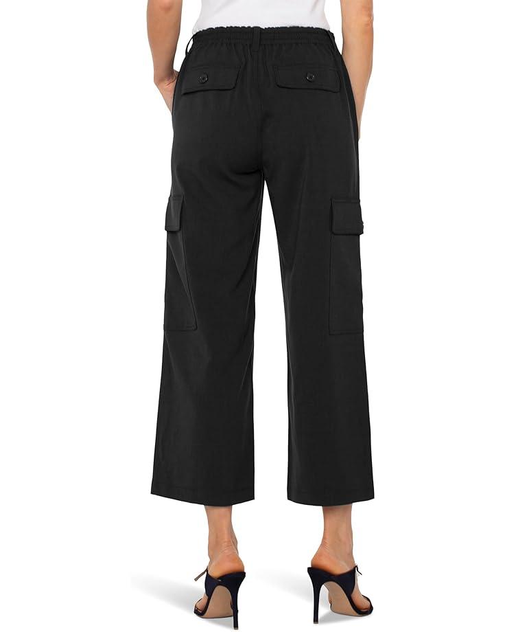 Women's Liverpool Los Angeles Hi-Rise Cargo Crop Straight Pant 26" Product Image