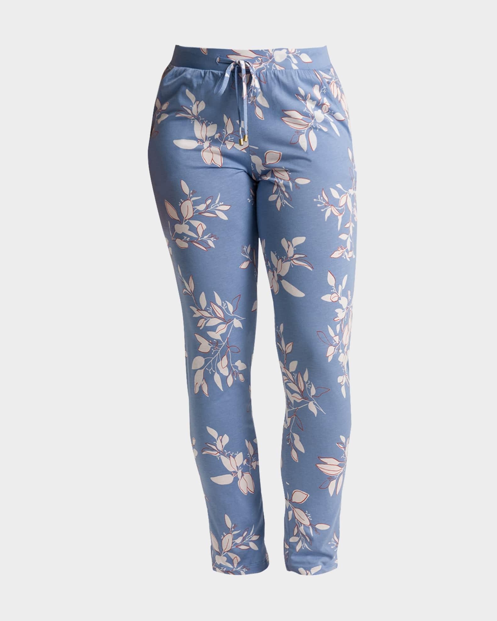 Botanical-Print Lounge Pants Product Image