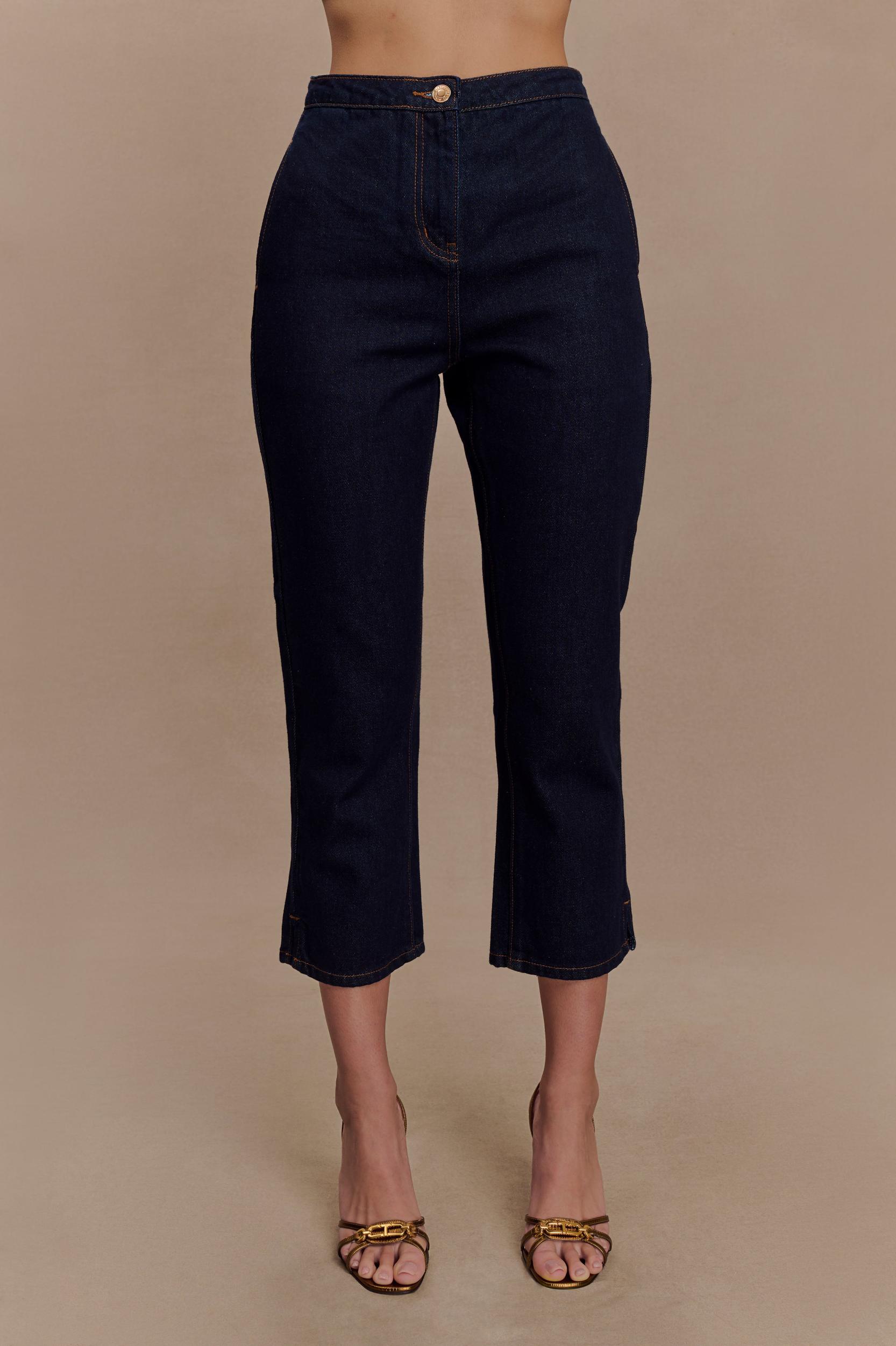 Hudson Denim Capri Pants - Indigo Blue Product Image