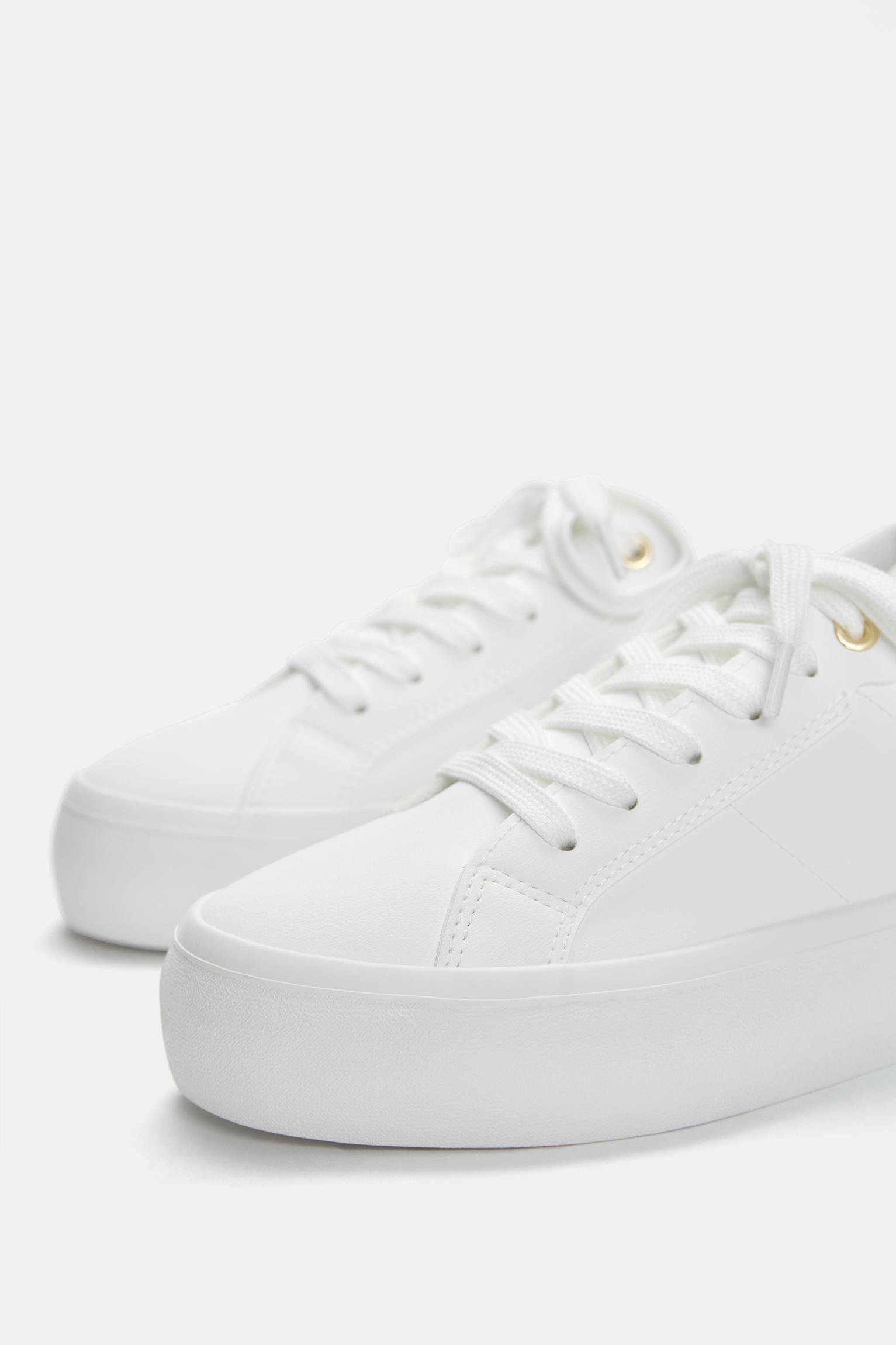 Block heel sneakers with detail Product Image