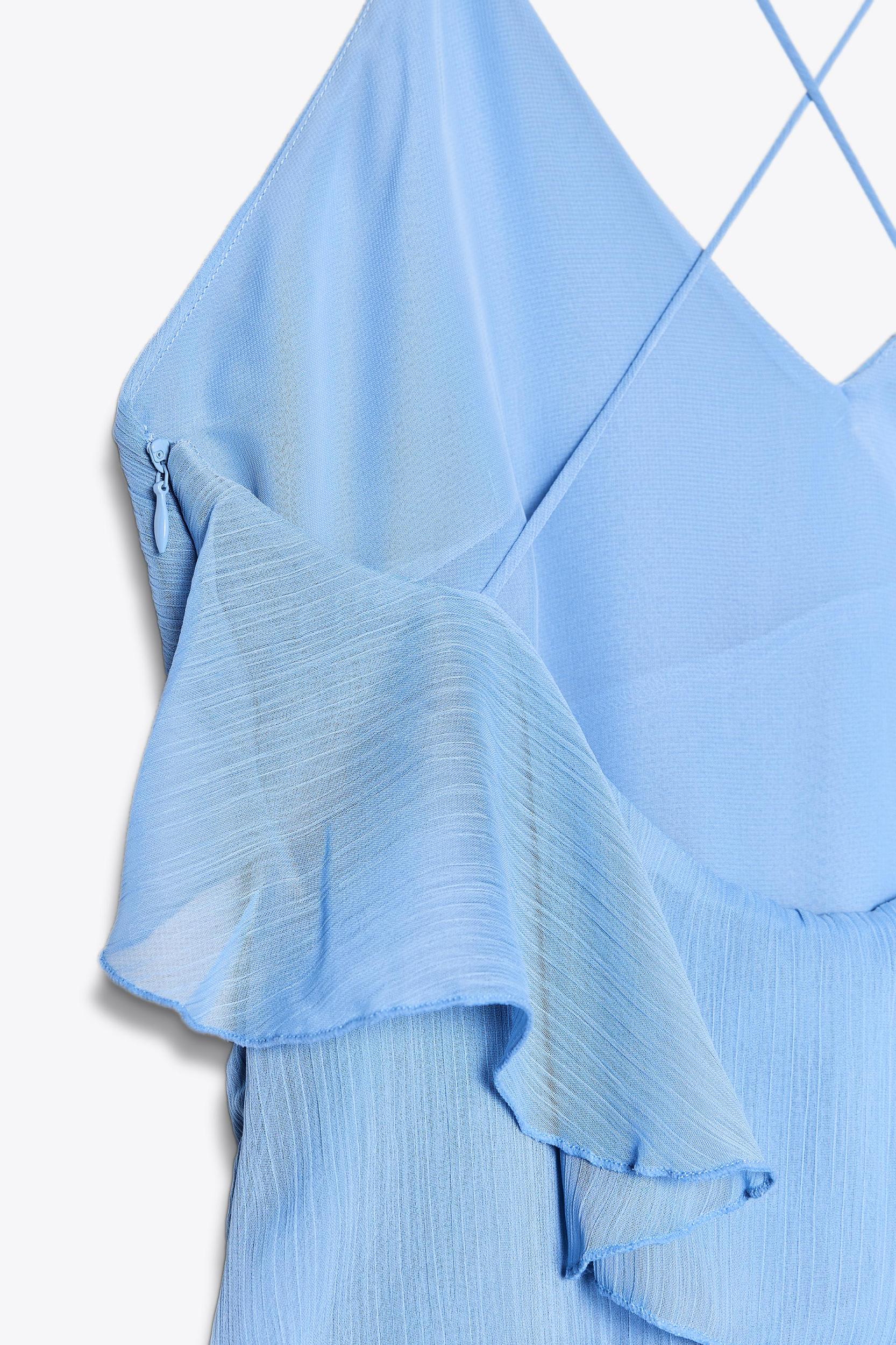 RUFFLED DRESS ZW COLLECTION Product Image