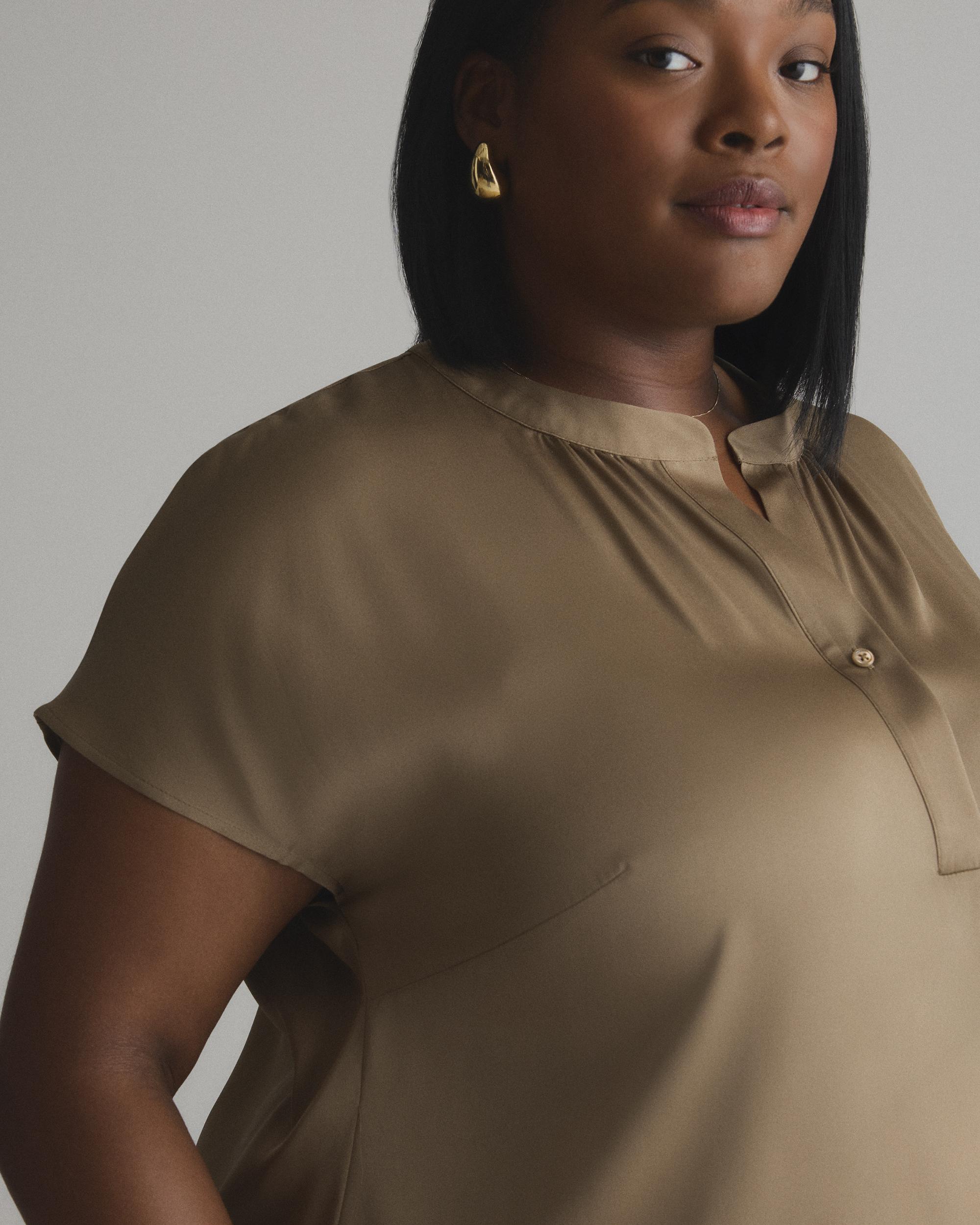 Quince | Women's Washable Stretch Silk Dolman Sleeve Blouse Mulberry Silk Product Image