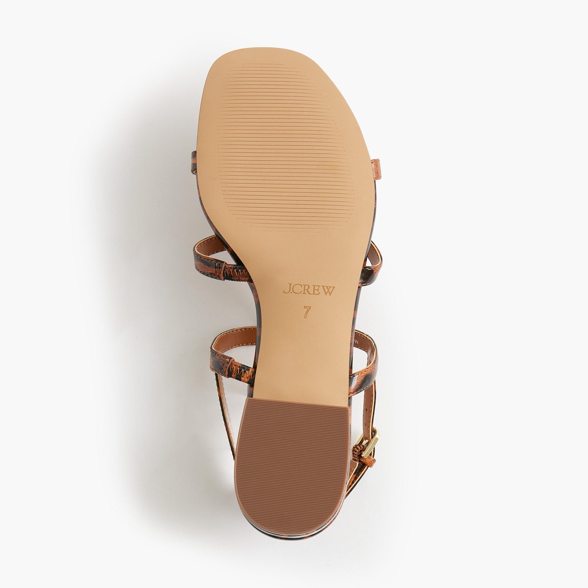 Caged ankle-strap sandals Product Image