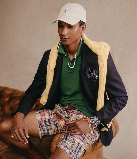 Polo Ralph Lauren Classic Fit Tipped Mesh Short Sleeve Polo Shirt Product Image