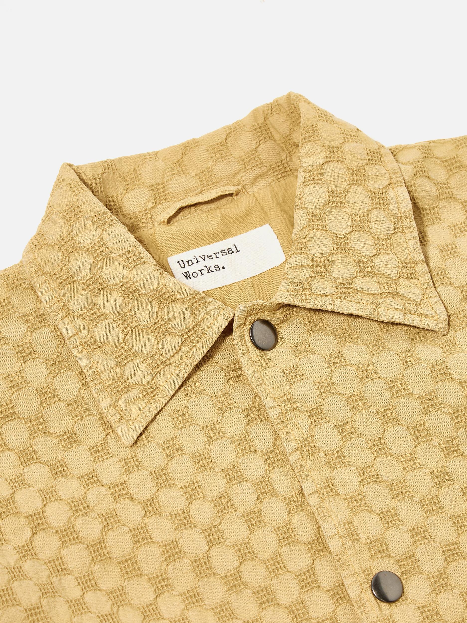 Camel Dot Waffle Head Coach Jacket Product Image