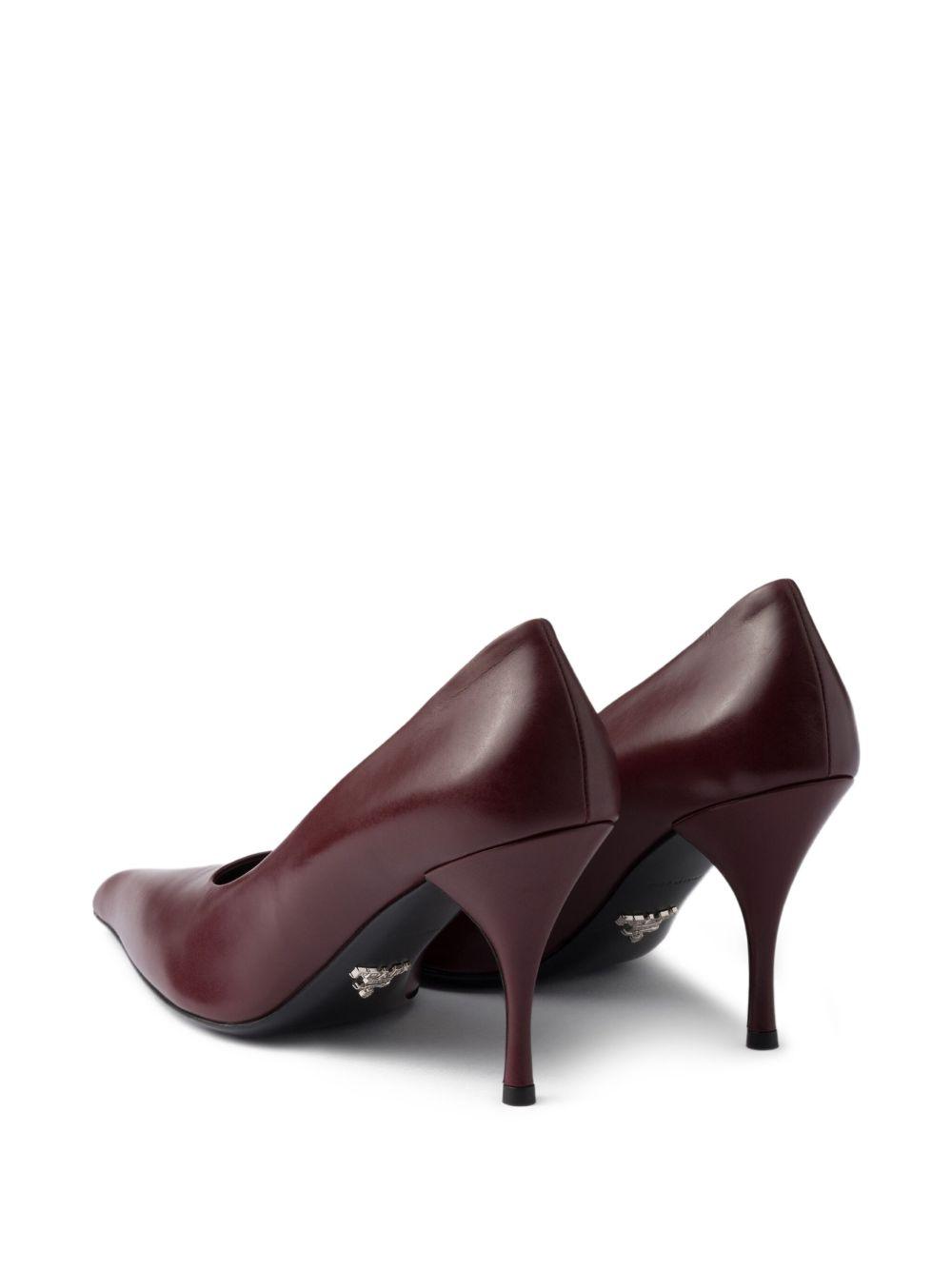 85mm leather pumps Product Image