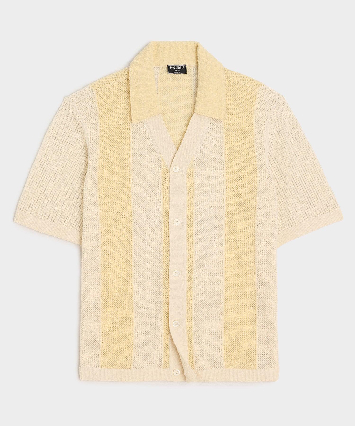 Cropped Boucle Sweater Polo Product Image