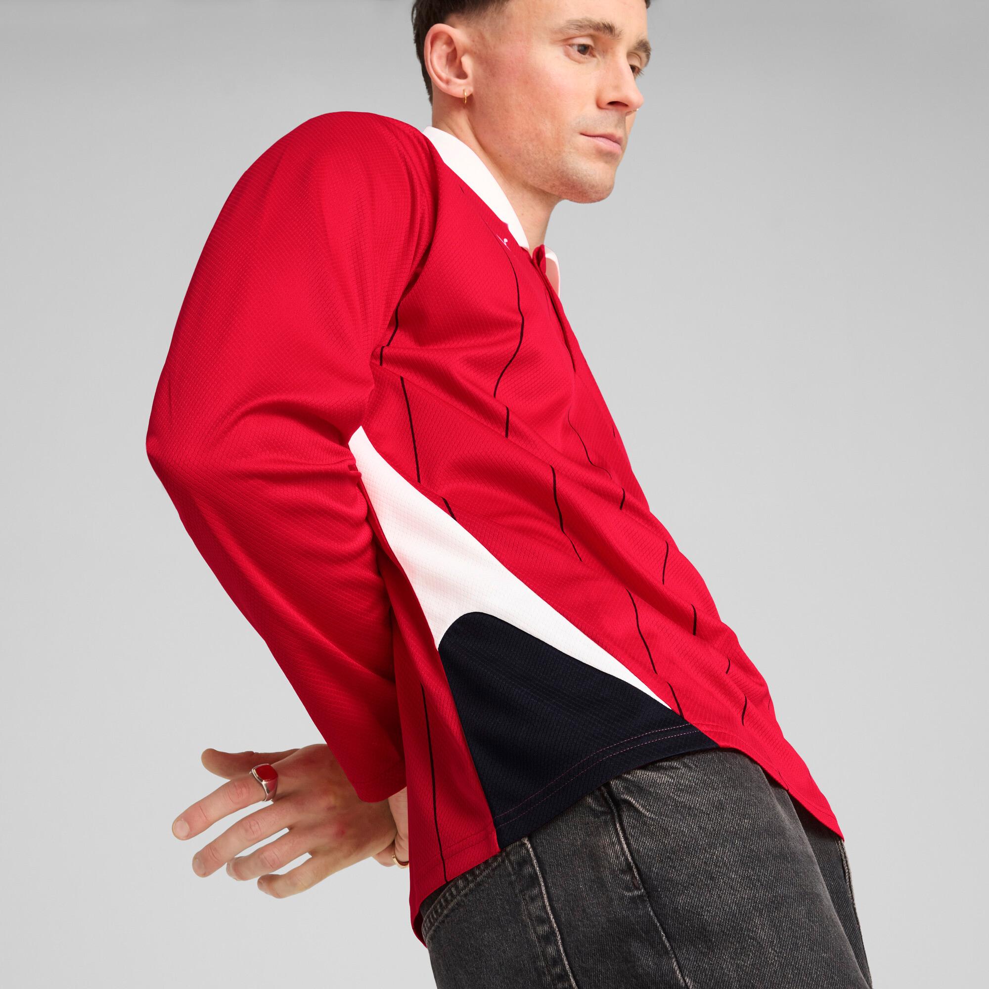 PUMA Scuderia Ferrari Race Men's Long Sleeve Polo Product Image