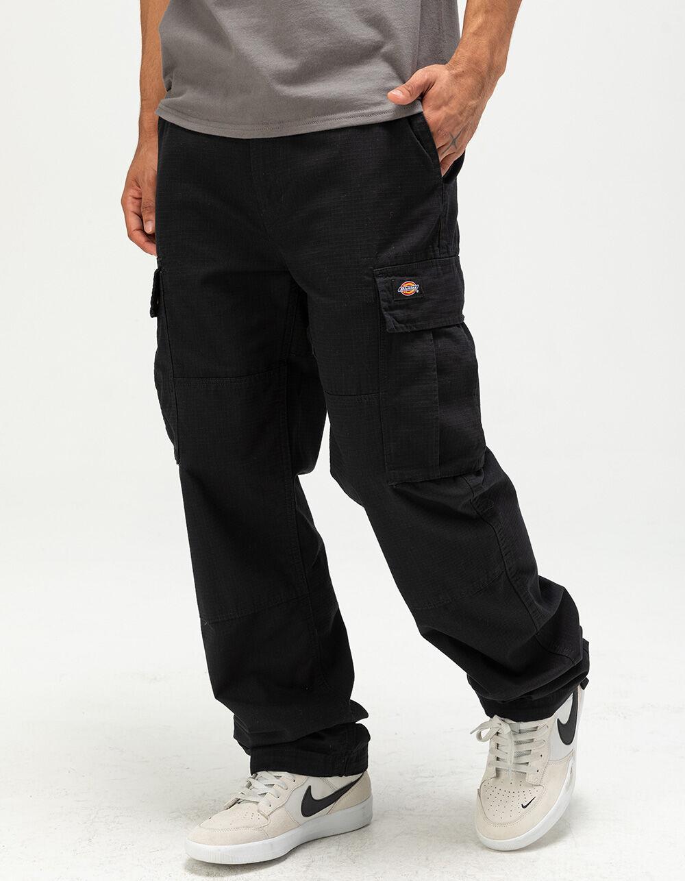 DICKIES Eagle Bend Relaxed Fit Double Knee Mens Cargo Pants - BLACK Product Image