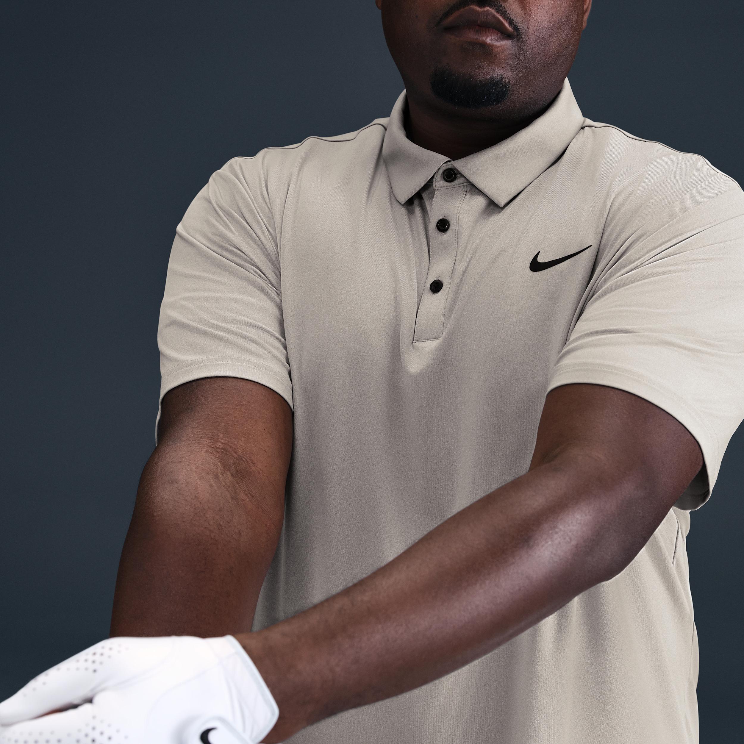 Nike Mens Tour Dri-FIT Heathered Golf Polo | FZ7473-009 Product Image