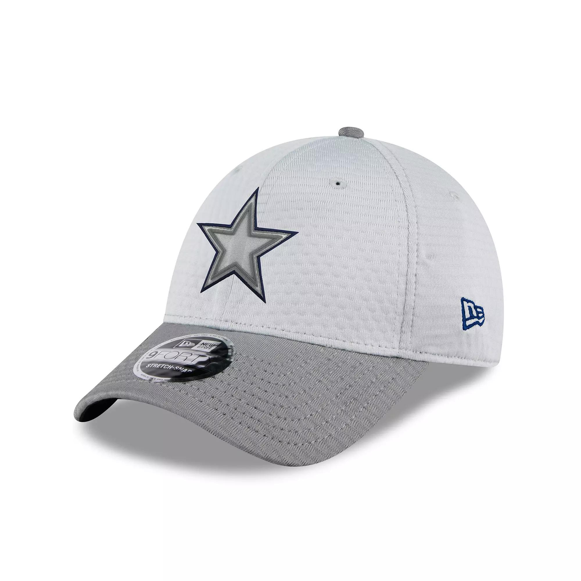 Men's New Era Gray Dallas Cowboys 2024 NFL Training Camp 9FORTY Adjustable Hat, Grey Product Image