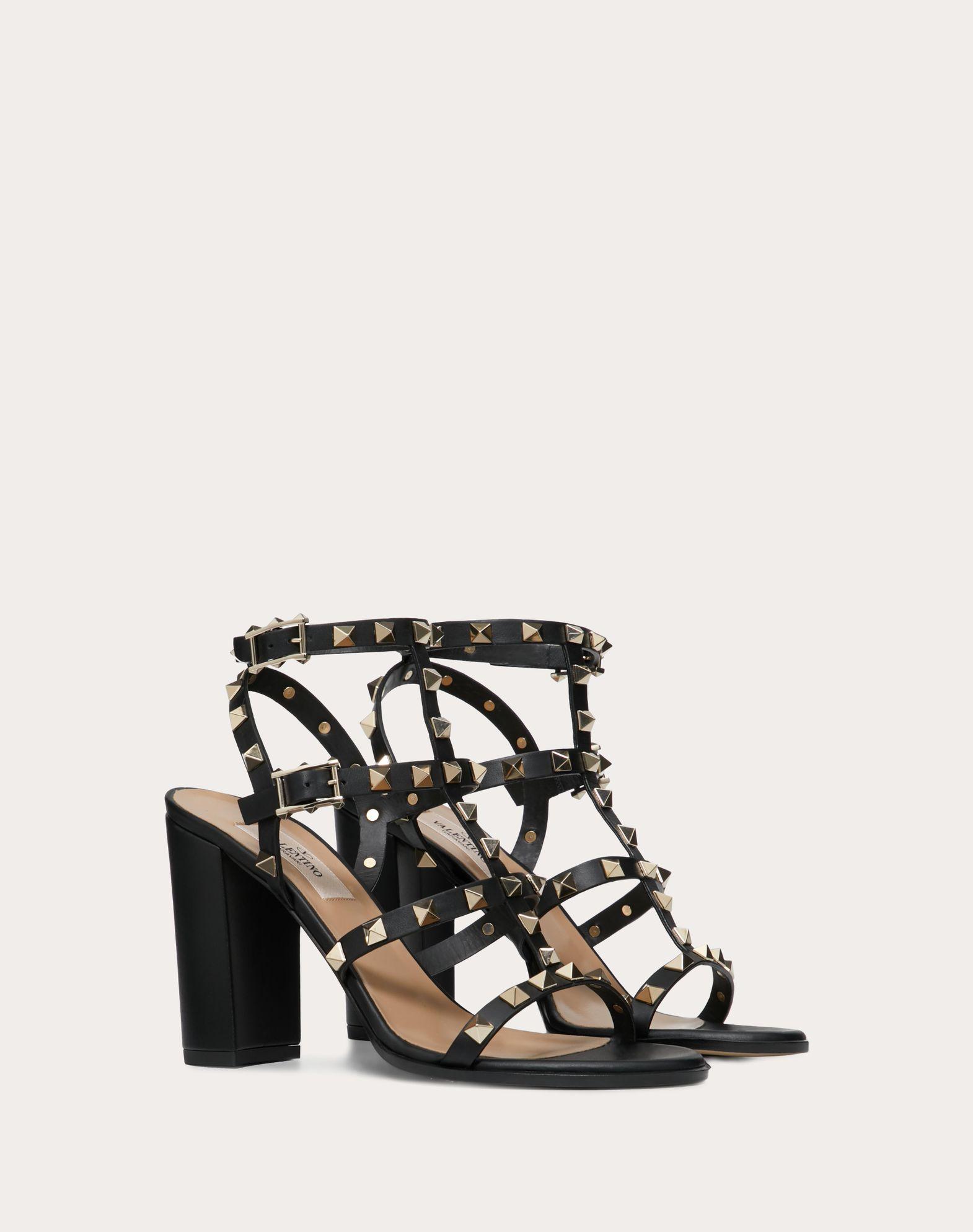 Rockstud Ankle Strap Sandal 90 Mm Product Image