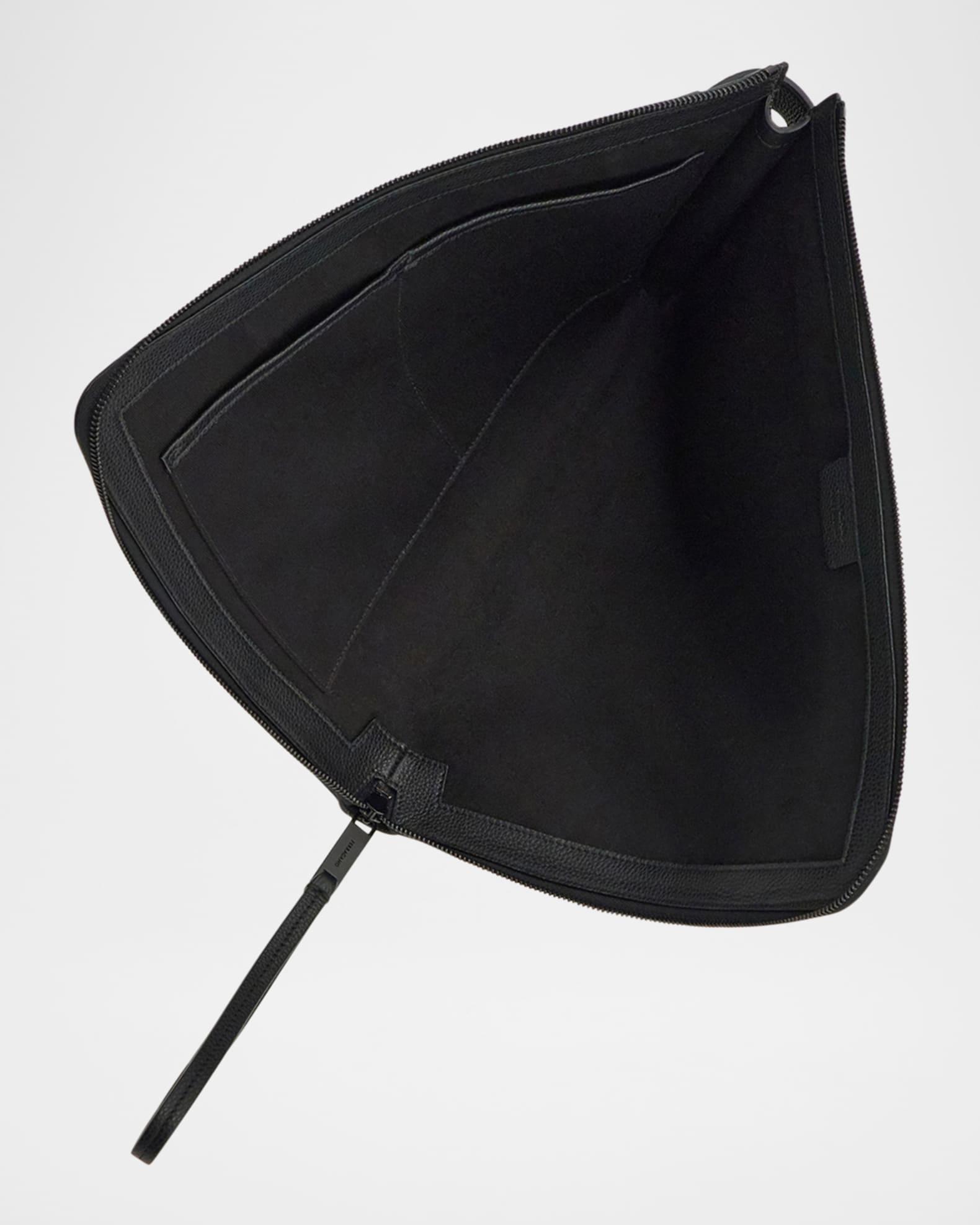 Men's Twins Leather Zip Pouch Product Image