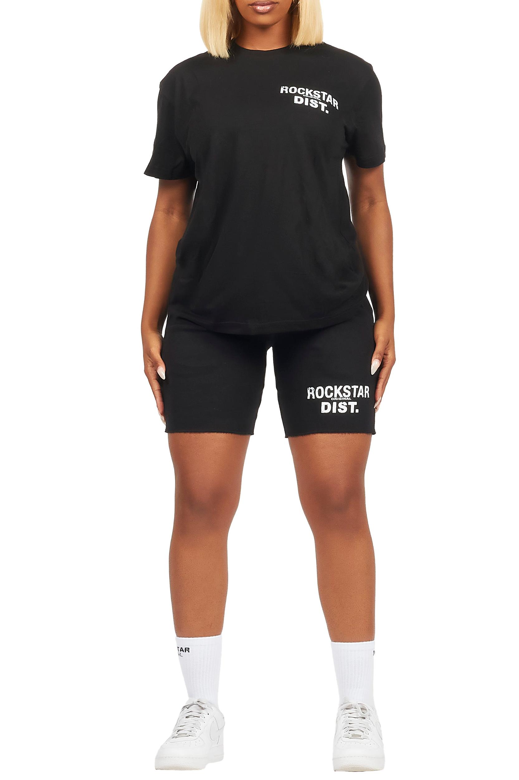 Ernia Black T-Shirt Short Set Female Product Image