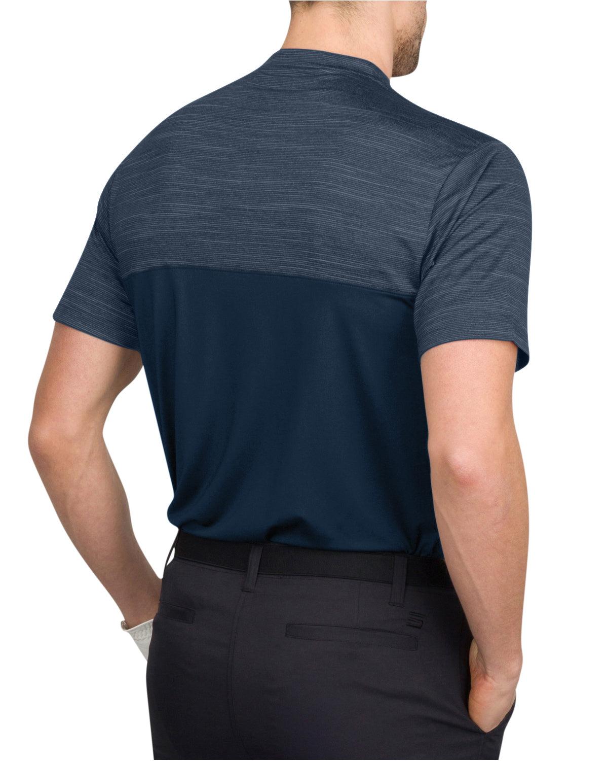 Three Sixty Six Two Tone Collarless Golf Polo Male Product Image