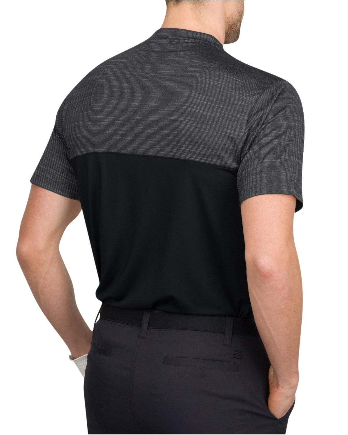 Three Sixty Six Two Tone Collarless Golf Polo Male Product Image
