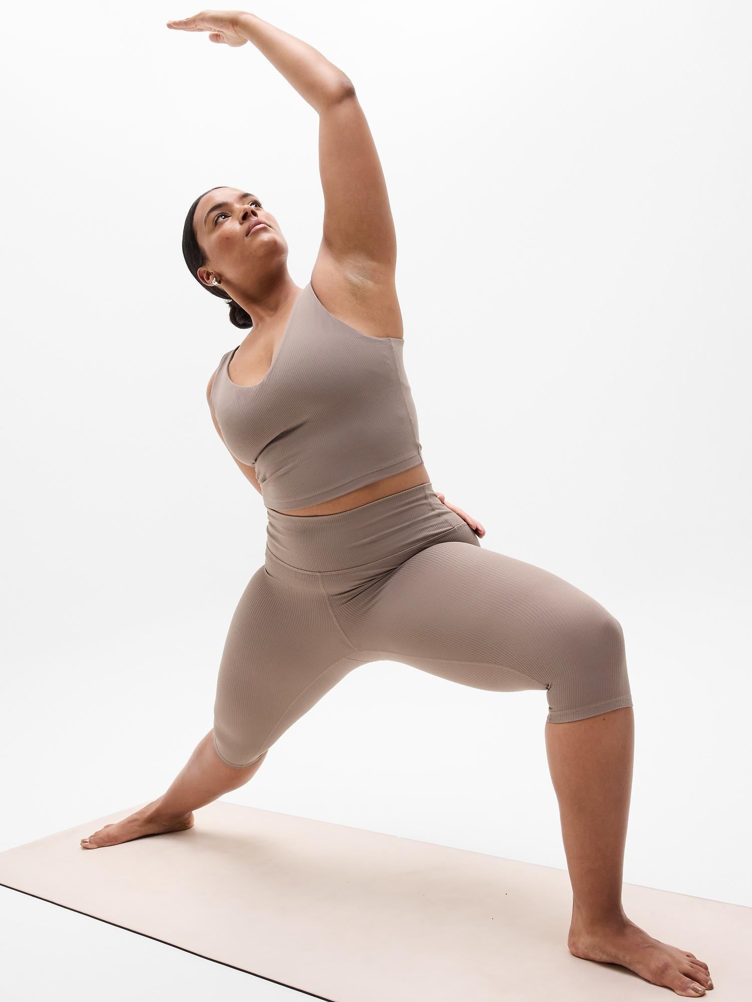 Transcend High Rise Rib Crop Legging Product Image