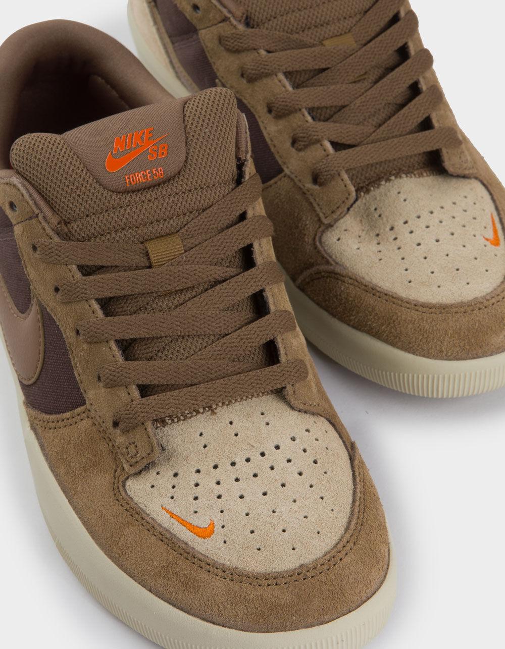 NIKE SB Force 58 Mens Shoes - BROWN COMBO Product Image