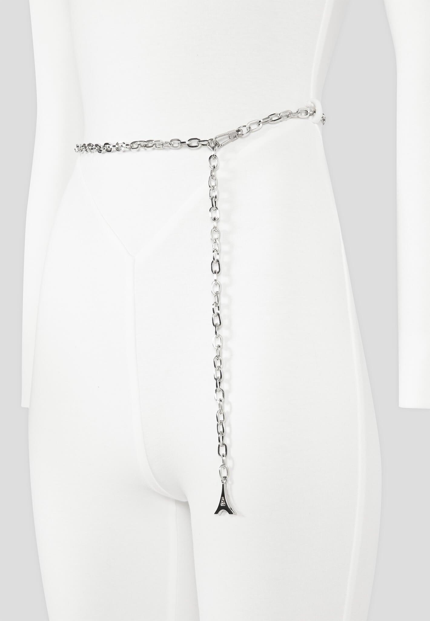 Eiffel Chain Detail Jumpsuit - Off White Female Product Image