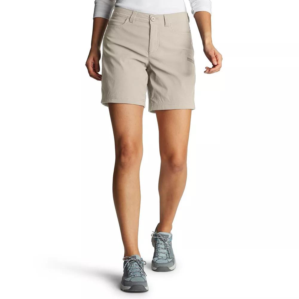 Women's Eddie Bauer Rainier Waterproof Active Shorts, Size: 6, Pumice Product Image