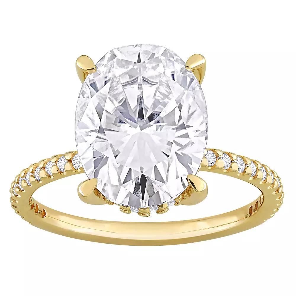 Stella Grace 4-7/8 Carat T.W Lab-Created Moissanite Engagement Ring, Women's, Size: 5.50, 10k Gold Product Image