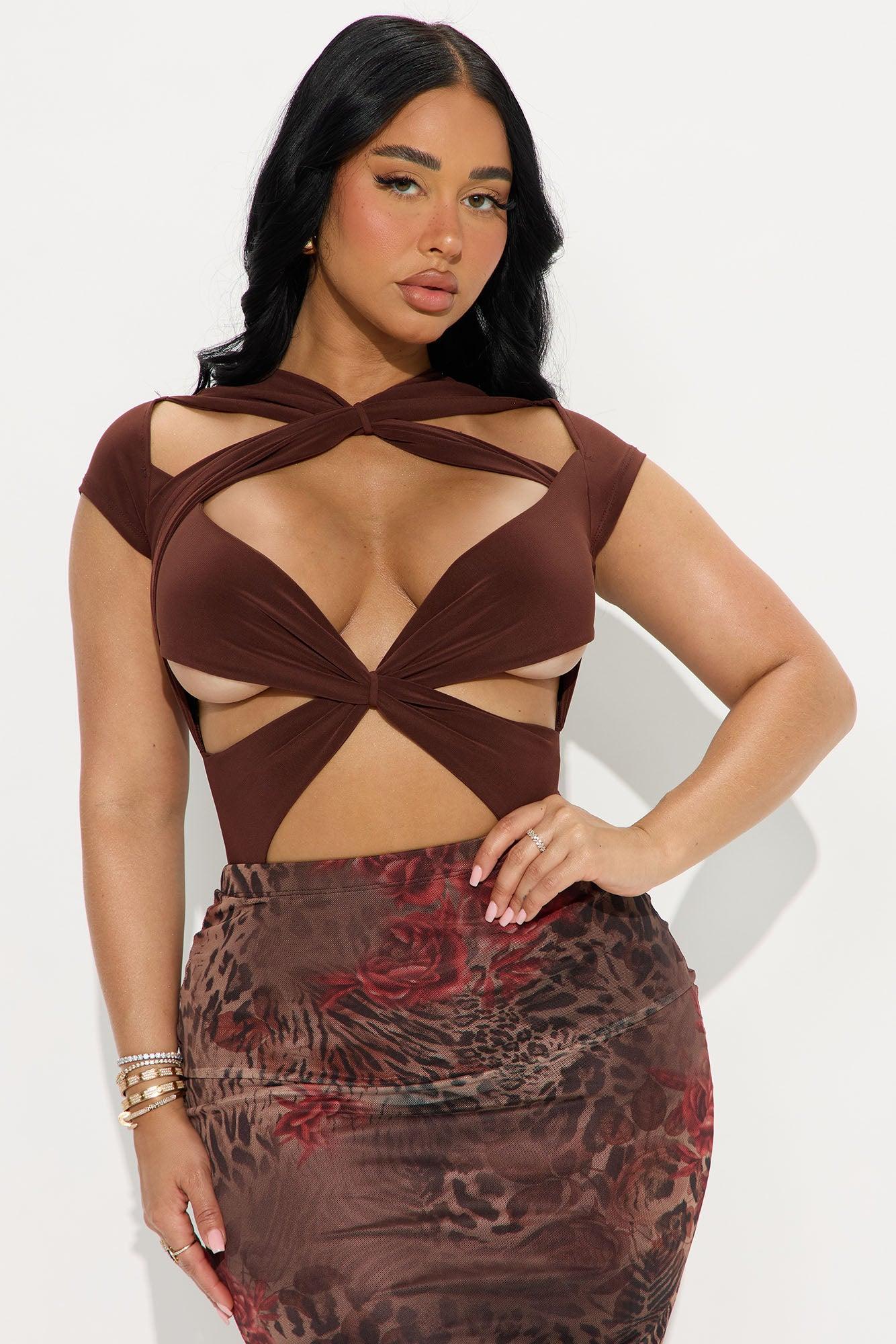 Never Too Much Bodysuit - Chocolate Product Image