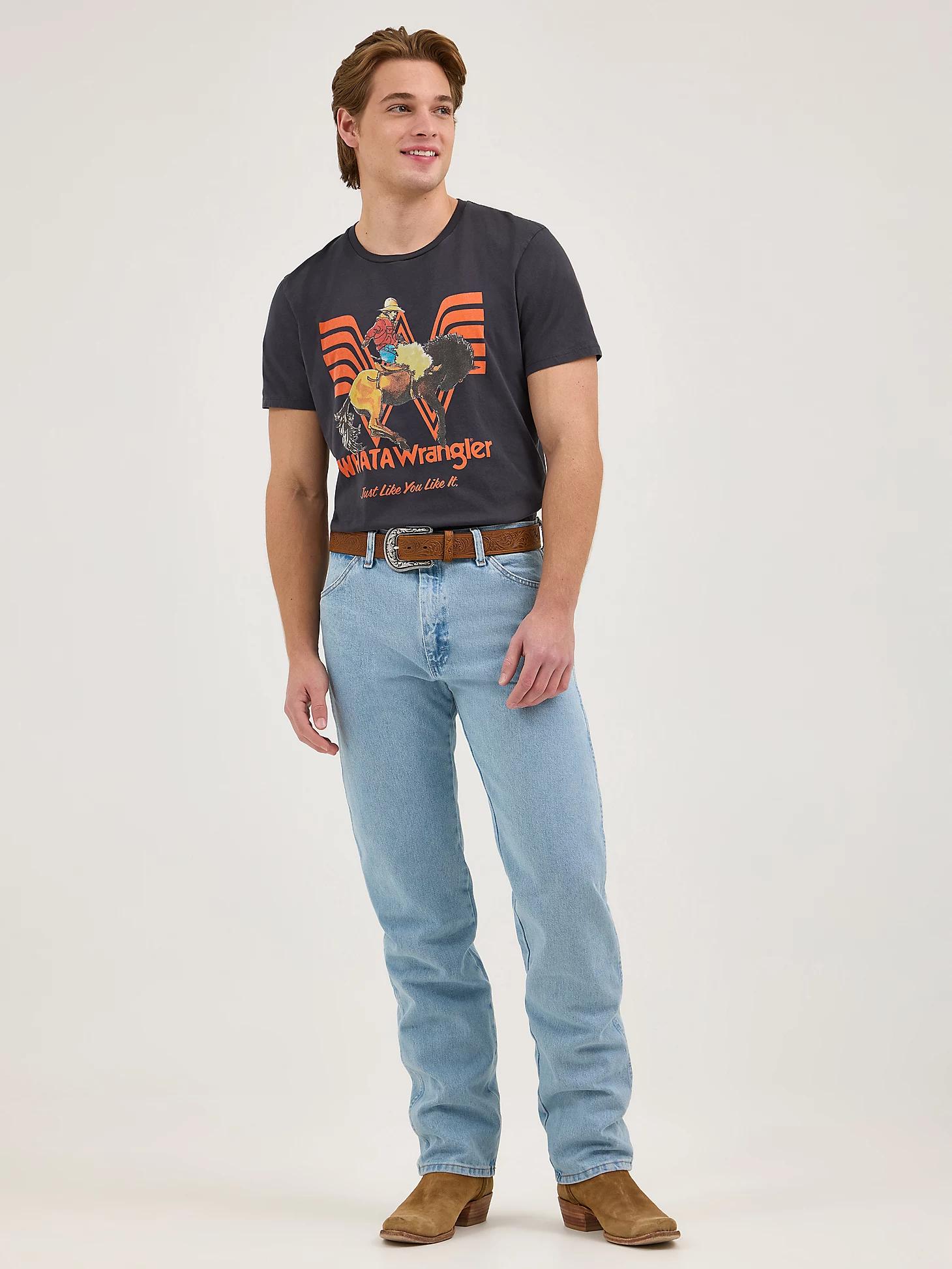 Wrangler x Whataburger Men's Long Live Burgers T-Shirt in Faded Product Image