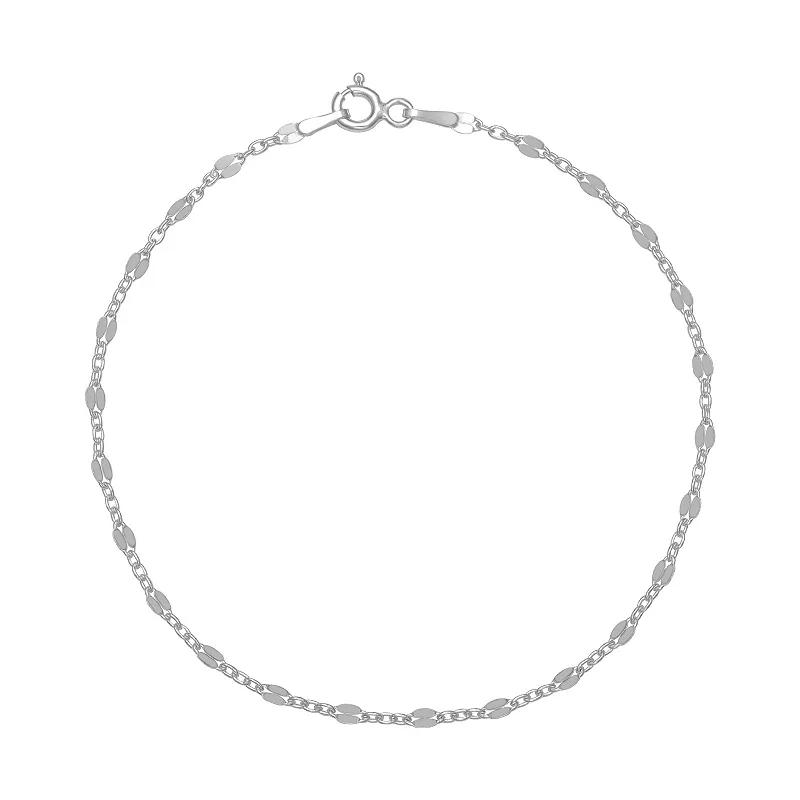 PRIMROSE Sterling Silver Mirror Chain Bracelet, Women's, Size: 7.5" Product Image