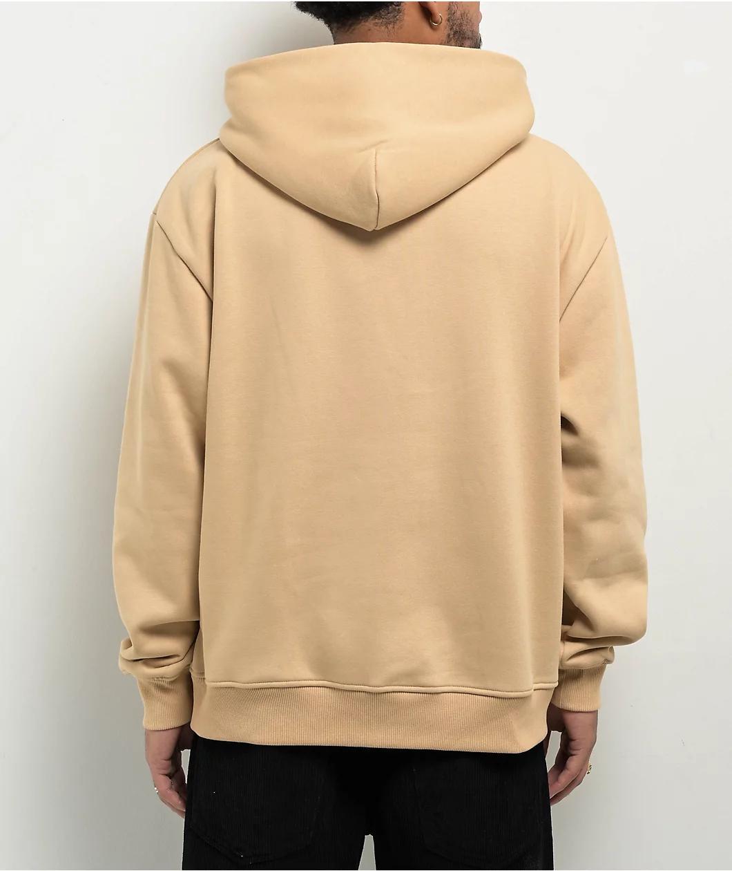 Shaka Wear Essential Super Heavyweight Oatmeal Hoodie Product Image